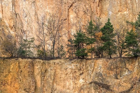 Disused porphyry quarry