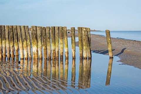 Buhne am Strand