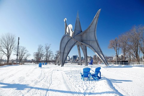 Giant steel sculpture