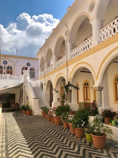 Inner courtyard with flowers