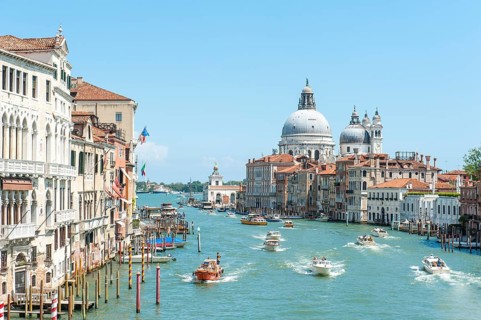 View from the Ponte dellAccademia over the Grand Canal