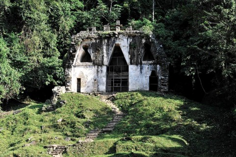 Pre-Columbian Maya site of Palenque