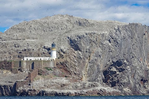 Lighthouse and cliffs