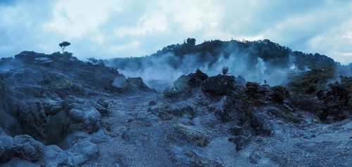 Active geothermal field