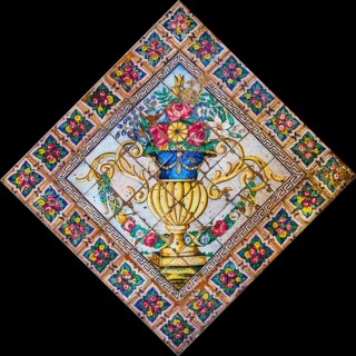 Majolica tiles in the Chiesa della Purita