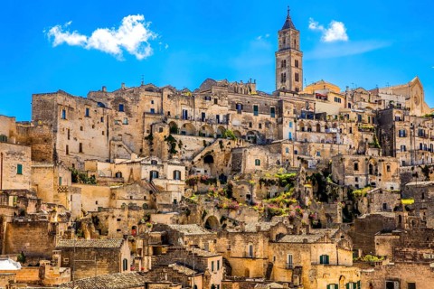 Matera with Cathedral