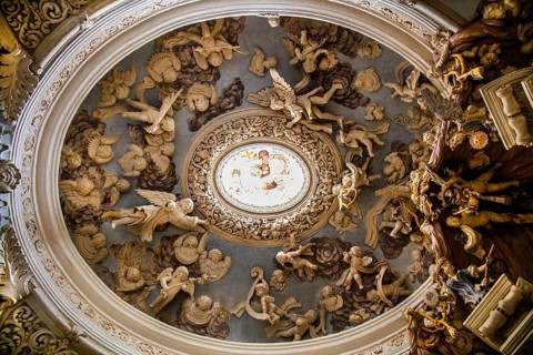 Baroque ceiling of San Domenico