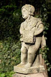 Baroque figure at Lauterbach Castle