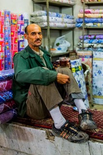 Colourful clothing shops