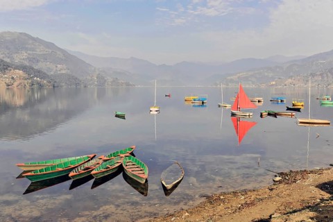Rowing boats