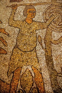 Floor mosaic in the Cathedral dell' Annunziata