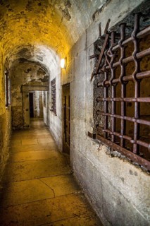 Prison connected by the Bridge of Sighs