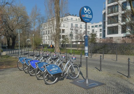Deezer Nextbike rental bikes