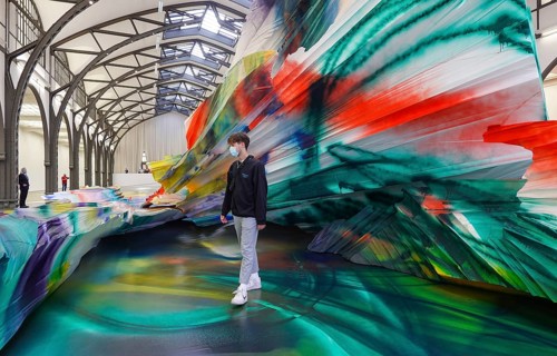 Art exhibition by Katharina Grosse It wasn't us