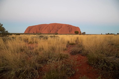 Uluru view from the western side