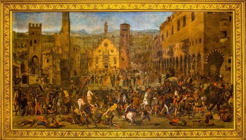 Painting of Mantua glorifying the victorious struggles of the Gonzaga family