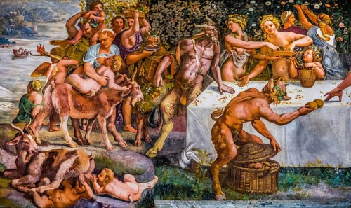 Chamber of Cupid and Psyche with erotic depictions