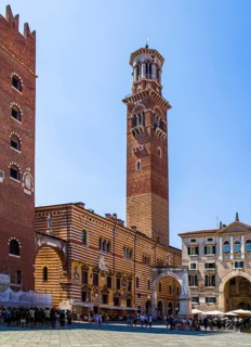 Piazza delle Erbe with Torre dei Lamberti