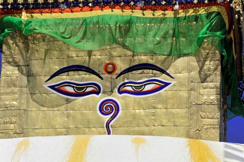 The eyes of Buddha