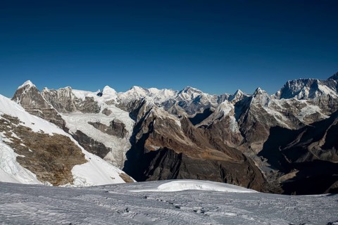 View from the Mera Glacier