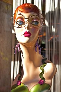 Opticians shop window