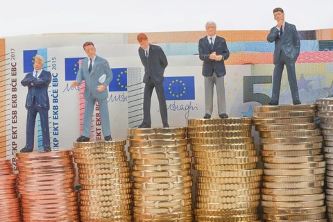 Stacks of coins