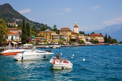 Moonlit Gardone Riviera