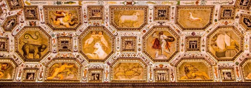 Bartolomeo Ridofi: Ceiling painting Room of the Fermament