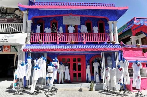 White clothing shop