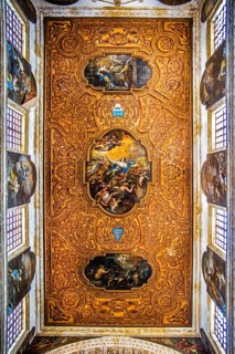 Painting gallery inside the Cattedrale di Sant'Agata