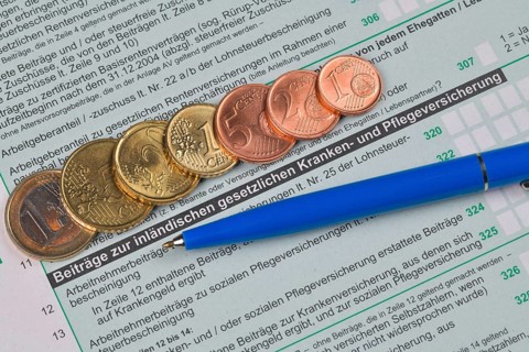 Contributions to health insurance and long-term care insurance