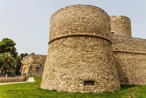 13th century Staufer castle Manfredonia