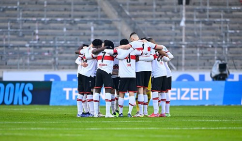 Teambuilding in front of the match