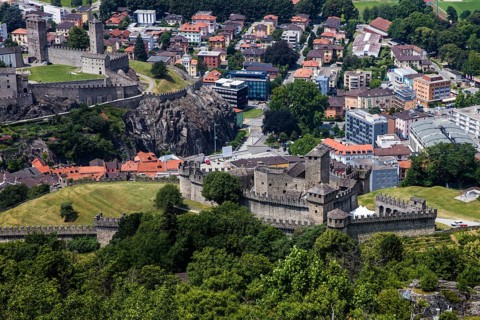 View of Castelgrande Castle