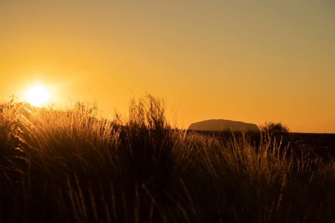 Uluru at sunrise