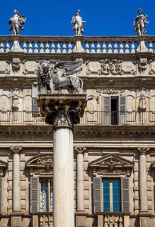Palazzo Maffei from 1668