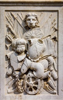 Detail of the Scala dei Giganti