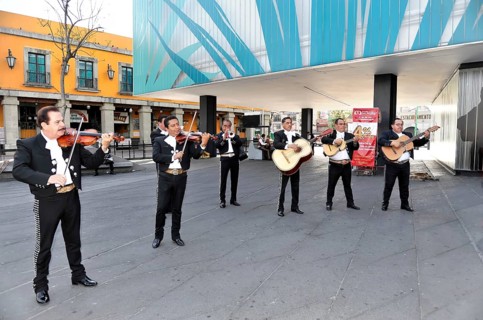 Mexican musicians at Plaza Garibaldi