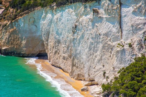 Fantastic limestone cliffs