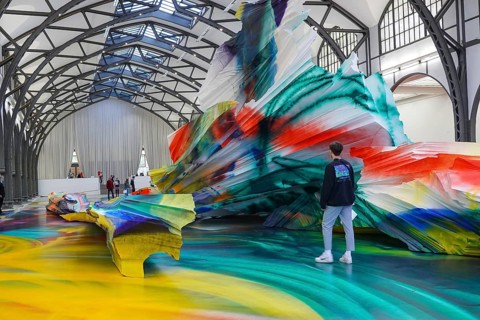 Art exhibition by Katharina Grosse It wasn't us