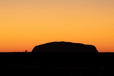 Uluru at sunrise