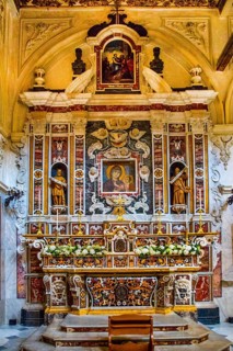 Cathedral with baroque altar