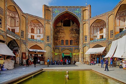 Main entrance is the Qeyssarie Gate