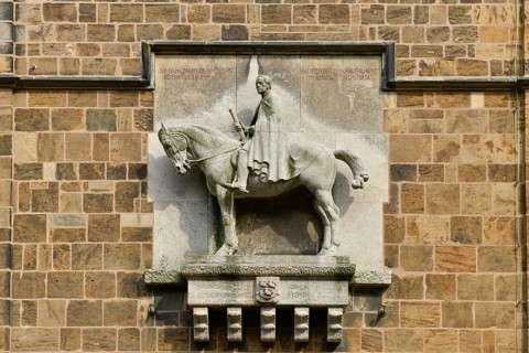 Stone figure Helmuth von Moltke