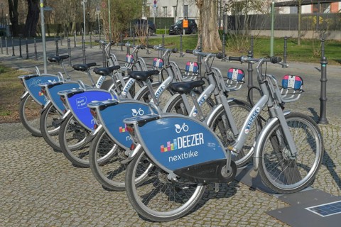Deezer Nextbike rental bikes