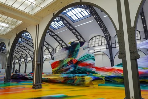 Art exhibition by Katharina Grosse It wasn't us