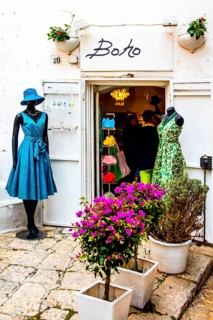 Fashion boutique in the old town