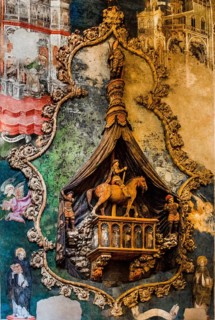 Main chapel with the funerary monument of Cortesia Serego Skaleri c. 1429