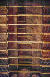 Chiesa degli Eremitani with wooden ceiling with barrel vault