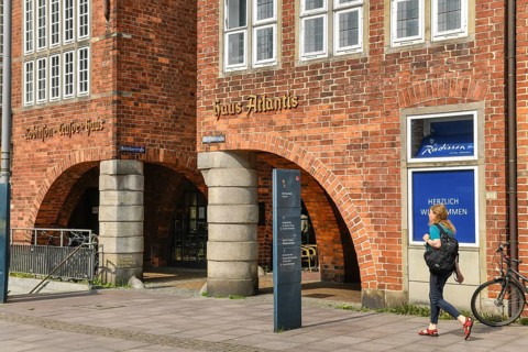 Robinson Crusoe House and Atlantis House (from left)